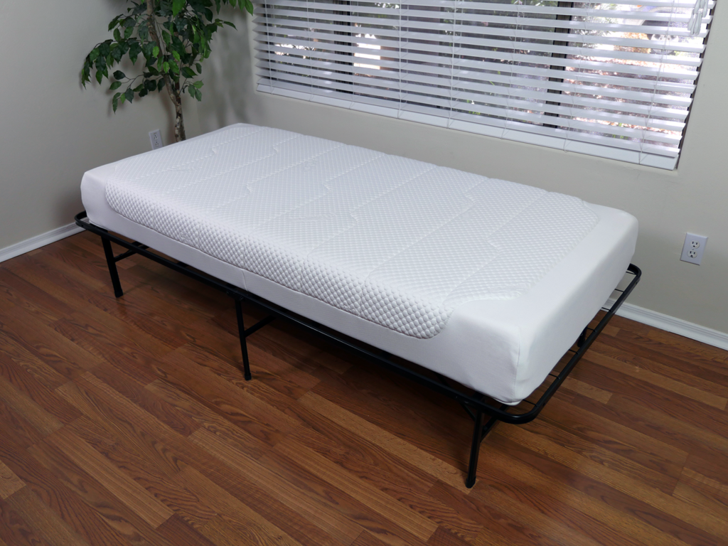 Angled view of the Tempur Cloud Deluxe 22 mattress