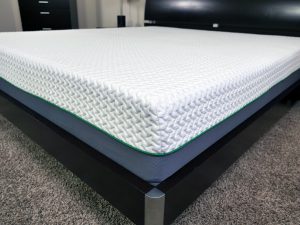 Close up shot of the memory foam Hyde & Sleep mattress cover