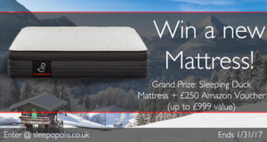 Enter to win a new Sleeping Duck mattress + £250 Amazon.co.uk Voucher