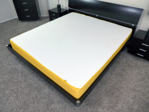 Angled view of the Eve mattress