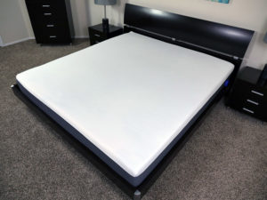 Angled view of the Emma mattress